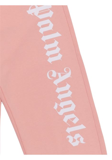 Pantalone bambina rosa in cotone PALM ANGELS | PGCH008C99FLE001/DELROSA
